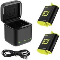 Telesin Triple Caricabatterie Box + 2x batteria - GoPro 9/10