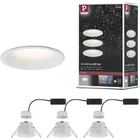 Paulmann downlight LED Cymbal 3x6,8W IP44