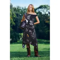 Desigual Abito antracite / nero / bianco