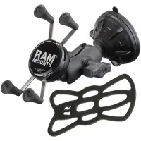 Ram Mounts Mounts Unpd W Short Arm Suction X-Impugnatura