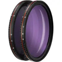 FreeWell Filtro Per Fotocamera Dslr/dslm Fw-82-ald Hard Stop Variable Nd Threaded 2-5 Stop 6-9 Stop All Day Kit