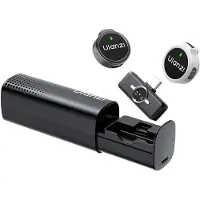 Ulanzi A21 Set microfono wireless + custodia USB-C - nero e bianco