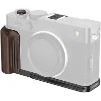 SmallRig L-Shaped Attacco Piastra con Wooden Handle per Fujifilm X-E5 Ebony Nero 6237