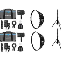 Nanlite Forza 150B Kit doppio LED bicolore (con stativo e softbox)