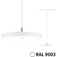 Paulmann Lampada LED a sospensione URail Hildor, bianco segnale, 3.000K