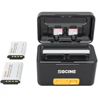 ZGCINE Custodia per la ricarica della batteria Sony BX1 + 2x batteria BX1