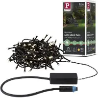 Paulmann Plug & Shine ghirlanda luminosa Yuna 10 m 3.000 K nera