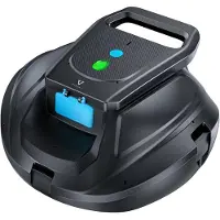 StarTech.com Robot pulitore per piscine - Modello SP1 - Avvio con un semplice pulsante - Parcheggio automatico - Autonomia di 130 minuti - Adatto per piscine con fondo piatto fino a 80 m² - Colore: nero
