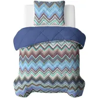 Royal Textile Sleeptime, coperta per letto "Lazy", colore blu, 140 x 200 cm