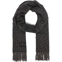Liu Jo stola con logo monogram nera