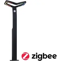 Paulmann Lampione con sensore intelligente Alara, RGBW antracite IP44