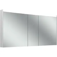 Schneider OBJECT Line Comfort Armoire de toilette LED, 3 portes 60/30/60cm, 1495x123x743mm, éclairage en haut, 204.150.02.0201, 204.150.02.0201