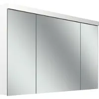 Schneider LOW plus LED armoire de toilette, 3 portes 30/60/30cm, 1195x120x747mm, éclairage en haut, 172.121.02.0201, 172.121.02.0201
