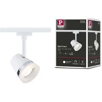 Paulmann URail Faretto su binario Cone, bianco segnale, metallo, GU10