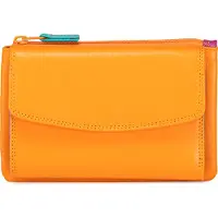 Mywalit Portafoglio Protezione RFID Vera Pelle 14 cm beige
