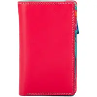Mywalit Portafoglio Protezione RFID Vera Pelle 8 cm rosso