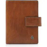 Castelijn & beerens Rien Portafoglio Protezione RFID Vera Pelle 10 cm marrone