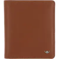 Golden Head Polo Portafoglio Protezione RFID Vera Pelle 13 cm marrone