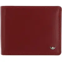 Golden Head Polo Portafoglio Protezione RFID Vera Pelle 12 cm rosso