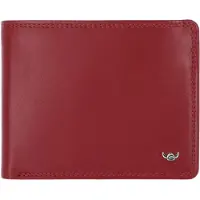Golden Head Polo Portafoglio Protezione RFID Vera Pelle 12.5 cm rosso