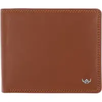 Golden Head Polo Portafoglio Protezione RFID Vera Pelle 12 cm marrone