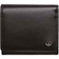 Golden Head Polo Portafoglio Protezione RFID Vera Pelle 10 cm nero