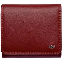 Golden Head Polo Portafoglio Protezione RFID Vera Pelle 10 cm rosso