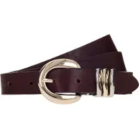B.belt Cintura Vera Pelle 90 cm marrone