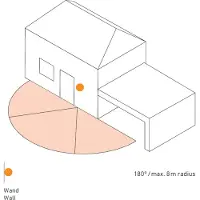 Steinel IS 180 digi motion detector, intelligente, antracite