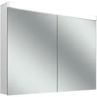 Schneider LOW plus 15 LED armoire de toilette, 2 portes 50/50cm, 995x147x747mm, éclairage en haut, 172.300.02.02, 172.300.02.02