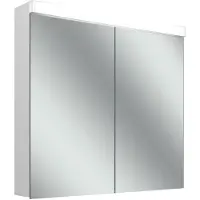 Schneider LOW plus 15 LED armoire de toilette, 2 portes 45/45cm, 895x147x747mm, éclairage en haut, 172.290.02.02, 172.290.02.02