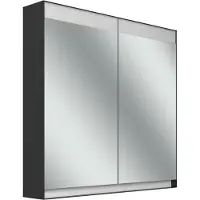 Schneider FILO HCL Armoire de toilette, encastrée, bandeau lumineux en haut, 795x147x759mm, 2 portes, 2 prises de courant, 180.080.02.44, 180.080.02.44
