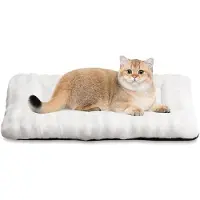 OEM Tappetino per animali domestici, 61x45,7 cm, lavabile, con superficie a rilievo 3D, color crema