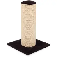 OEM Albero per gatti, 70 cm, rivestito in peluche e sisal, colore marrone (cioccolato)