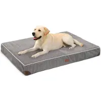 OEM Tappetino ortopedico per cani, in velluto morbido, lavabile, antiscivolo, colore grigio