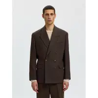 Selected Giacca A Doppio Petto Uomini Marrone 50