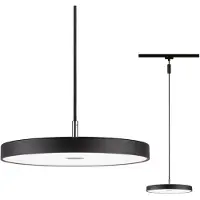 Paulmann Lampada LED a sospensione URail Hildor, nera, 4.000 K, dimmerabile.