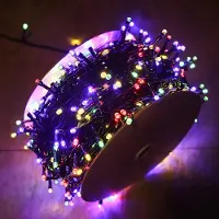 LILIIN , luci natalizie a LED, 100 metri, 1000 LED, multicolore, 8 modalità di illuminazione, spina EU, per decorazioni interne