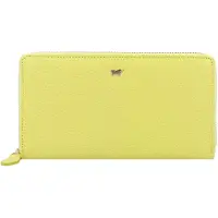 Braun Büffel Asti Portafoglio Protezione RFID Vera Pelle 19 cm giallo