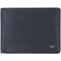 Golden Head Polo Portafoglio Protezione RFID Vera Pelle 12 cm blu