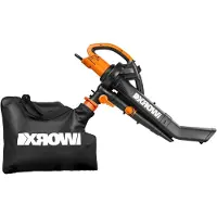 LTPRTZ Soffiatore/aspiratore/trituratore elettrico per giardinaggio - Funzionalità 3 in 1 - Potenza: 3000W - Capacità: 45L - Colore: Nero