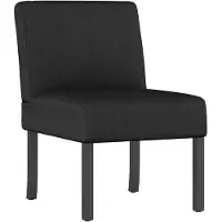 Merkloos Poltrona relax confortevole con seduta imbottita e gambe in legno