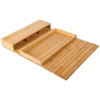 Merkloos Organizzatore in legno con bracciolo antiscivolo per poltrona relax