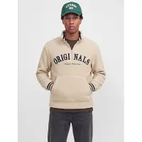Jack & jones Pullover 'JORFREDERIKSBERG' beige / nero