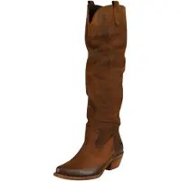FELMINI WIDE FIT Stivale da cowboy 'El Paso' marrone