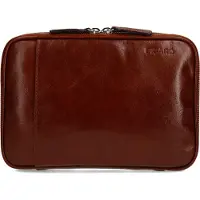 PICARD Buddy Borsa da toilette Vera Pelle 24 cm marrone