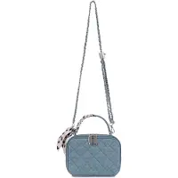 Seidenfelt Manufaktur Sande Borsetta 20 cm blu