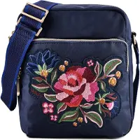 Oilily Belle Botanique Mini Borsa Borsa a tracolla 17 cm blu