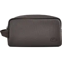Lacoste Men's Classic Borsa da toilette 25 cm grigio