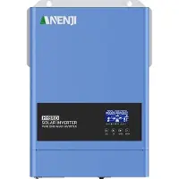 OEM Inverter ibrido solare, onda sinusoidale pura, caricatore solare MPPT integrato, ANJ-6200W-48V-WIFI, 220-240V, 48V
